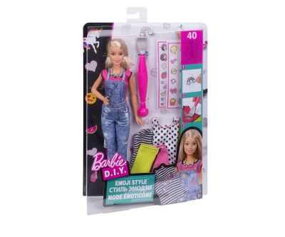 Кукла Barbie Комплект за дизайн с емоджита и кукла