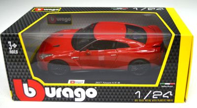 Метален автомобил Nissan GT-R Bburago 1:24