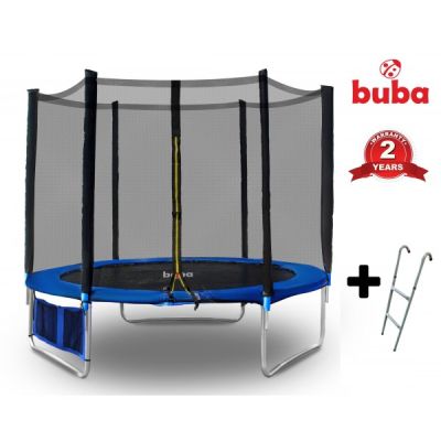 Buba Детски батут с мрежа и стълба 6FT (183 см)