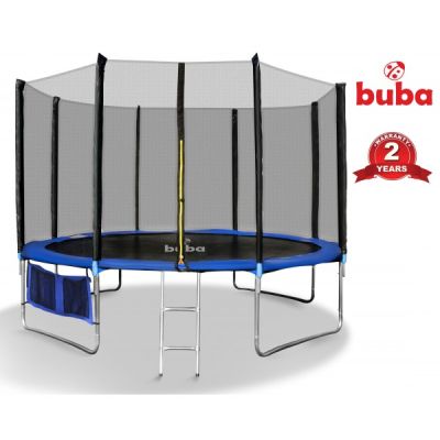 Buba Детски батут с мрежа и стълба 12FT (366 см)
