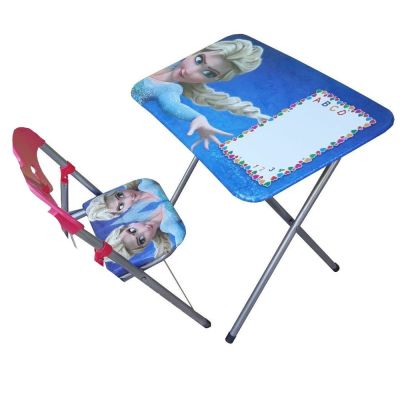 Детска сгъваема маса със стол Frozen