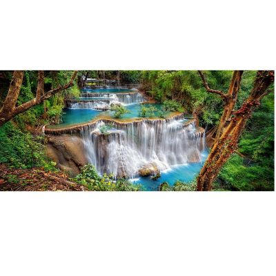 Водопади панорамен пъзел 600 части Castorland