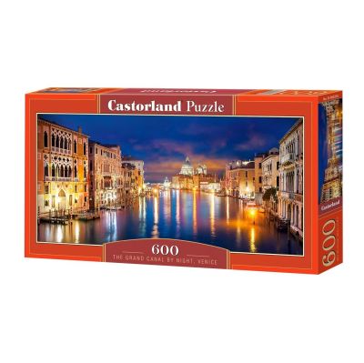 Пъзел Канал Гранде Венеция панорамен пъзел 600 части Castorland