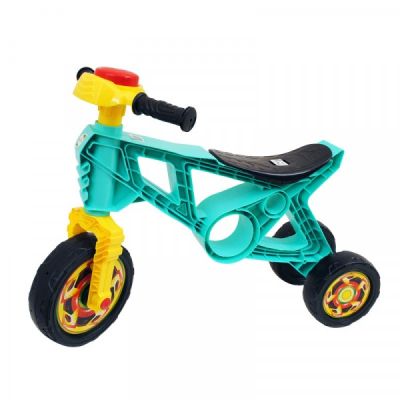 Детско балансиращо колело без педали светло син