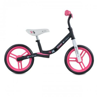Детски балансиращ велосипед Byox Zig Zag розов