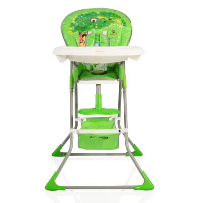 Cangaroo Детски стол за хранене Panda, зелен цвят