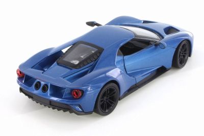 Welly Метална количка 2017 Ford GT 1:24 синя
