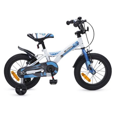 Детски велосипед с помощни колела 14'' Rapid BLUE