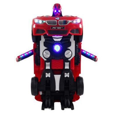 Moni Акумулаторна кола BMW Robot Transformers RED
