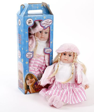 Кукла Мелиса Интерактивна пееща и говореща играчка розова