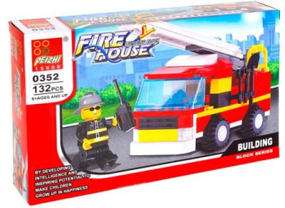 Конструктор Пожарна със стълба Fire House 0352