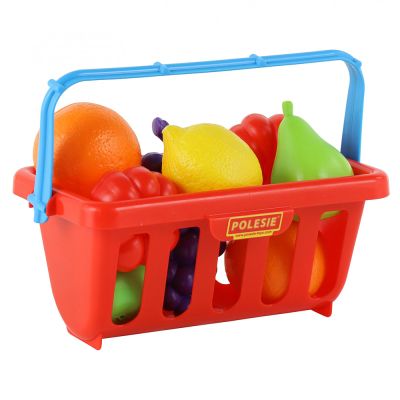 Пазарска кошница с плодове 9 части Polesie Toys 46963