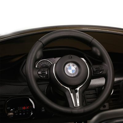 Акумулаторен джип BMW X6M  JJ2199-12V с меки EVA гуми бял