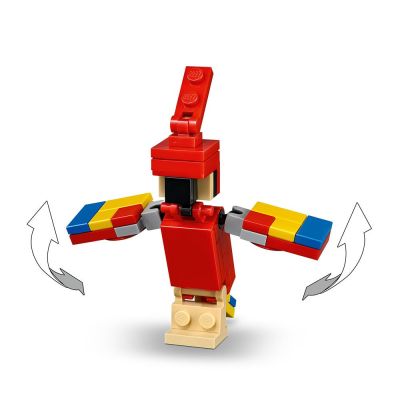 Конструктор LEGO MINECRAFT Minecraft Steve BigFig с папагал 21148