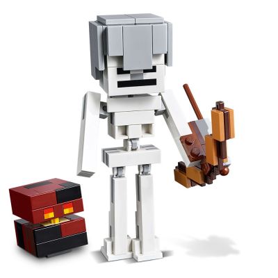 Конструктор LEGO MINECRAFT BigFig скелет с куб от магма 21150