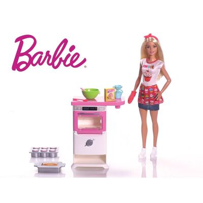 BARBIE Комплект за игра с кукла готвач FHP57