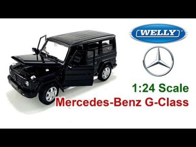 Метален джип Mercedes Benz G class Welly 1/24