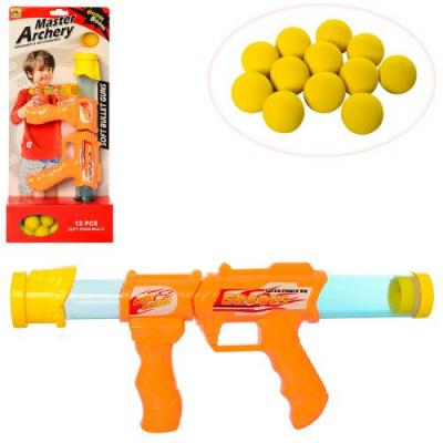 Детска пушка помпа с меки топчета