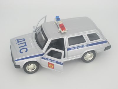 Метална кола с отварящи се врати Lada ЛАДА 2104 Полиция