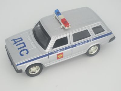 Метална кола с отварящи се врати Lada ЛАДА 2104 Полиция