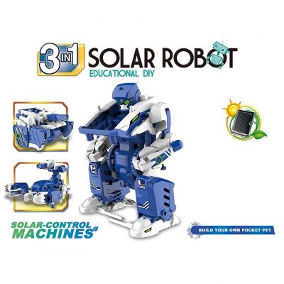 Соларен робот за сглобяване 3 в 1- 1014