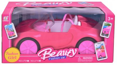 Розова кола за кукли Beauty Fashion Car