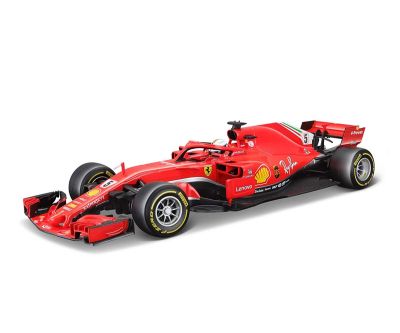 Bburago Метална количка Formula 1 5 Sebastian Vettel Ferrari F1 SF71H - 1:18