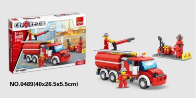 Конструктор Пожарен камион City Rescue 0489