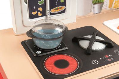 Интерактивна детска кухня Smoby Tefal Evolution Gourmet с аксесоари, ефект на кипене и звуци 312302