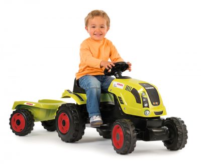 Трактор с педали и ремарке Smoby XL Claas Arion 710114
