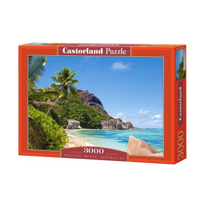 Пъзел Тропически плаж 3000 части Castorland 300228