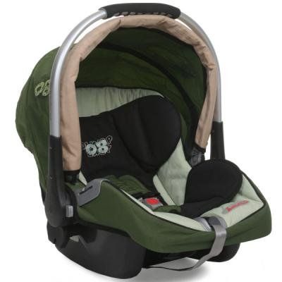 Бебешко столче кошничка за кола Cangaroo Olymp Baby зелено