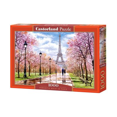 Пъзел Castorland 1000 части Романтична разходка в Париж 104369