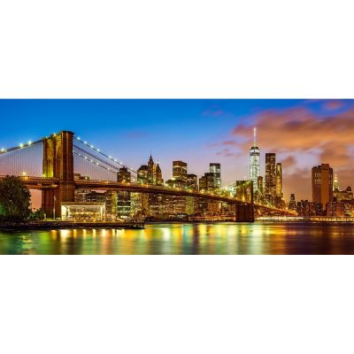 Панорамен пъзел Бруклински мост, Ню Йорк 600 части Castorland B-060399