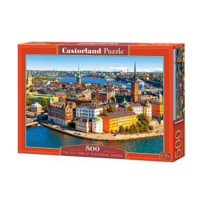 Пъзел Castorland 500 части Старият град на Стокхолм, Швеция 52790