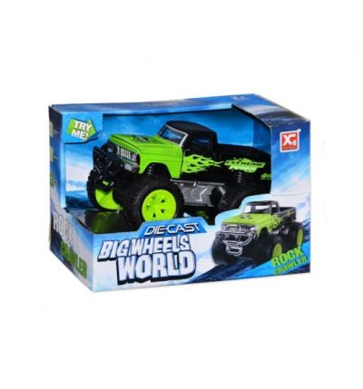Метален джип пикап Bigfoot 4WD с амортисьори зелен