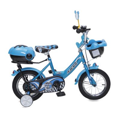 Детски велосипед със спомагателни гуми 1282 син