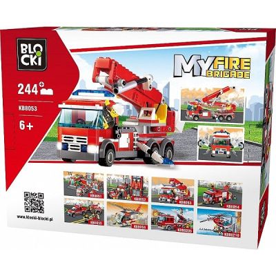 Конструктор MyFireBrigade Пожарна кола Blocki Blocks KB8053