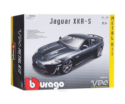 Сглобяем автомобил Jaguar XKR-S Bburago - Kit Collection 