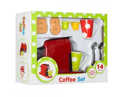 Детски комплект за кафе с кафемашина