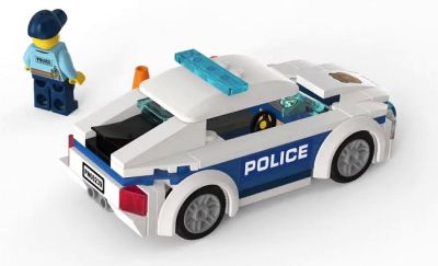 Конструктор 11206 Полицейски патрулен автомобил Сити Police