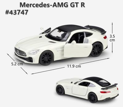 Металeн автомобил с отварящи се врати Mercedes AMG GTR -1:34 Welly 