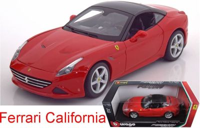 Bburago Метална количка Ferrari California - 1:18