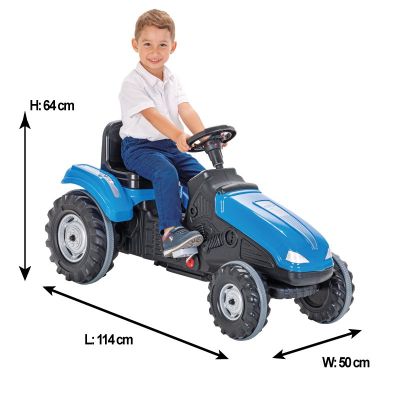Детски трактор с педали Pilsan Mega - 07321 син