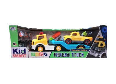 Детски камион с ремарке за разглобяване 