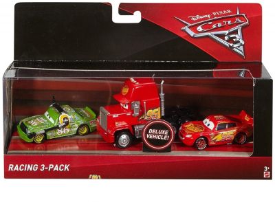 Комплект метални колички Mattel Disney Pixar Cars 3 Racing 3
