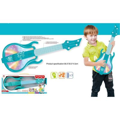 Детска електрическа рок китара със светлини