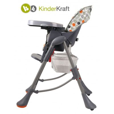 KinderKraft SUN столче за хранене сиво