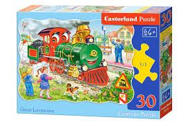 Детски пъзел Зеленият локомотив 30 части 03433