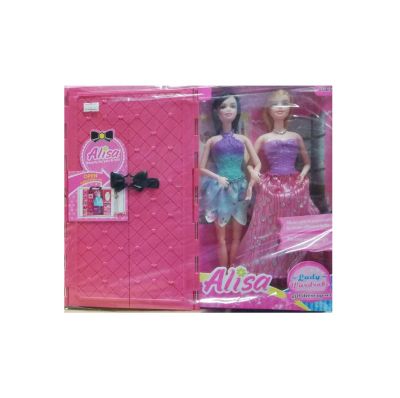 Комплект кукли с гардероб Alisa